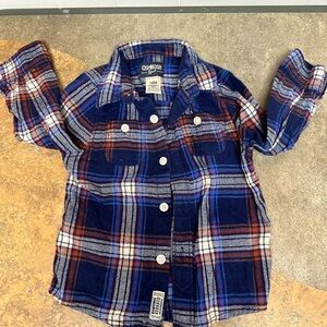 Toddler long sleeve flannel